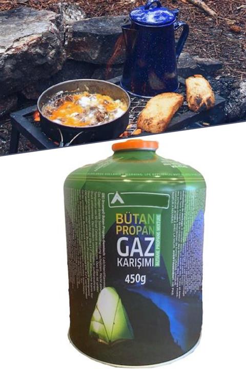 Chermik Orcamp 450 Gr Dev Boy Vidalı Kartuş Butan Propan Tüp Kamp Ocakları Için 1410