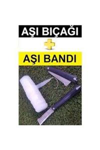 AAi 2 Parça Set Denizli Fidan Aşı Bıçağı Silikonlu Aşı Bant