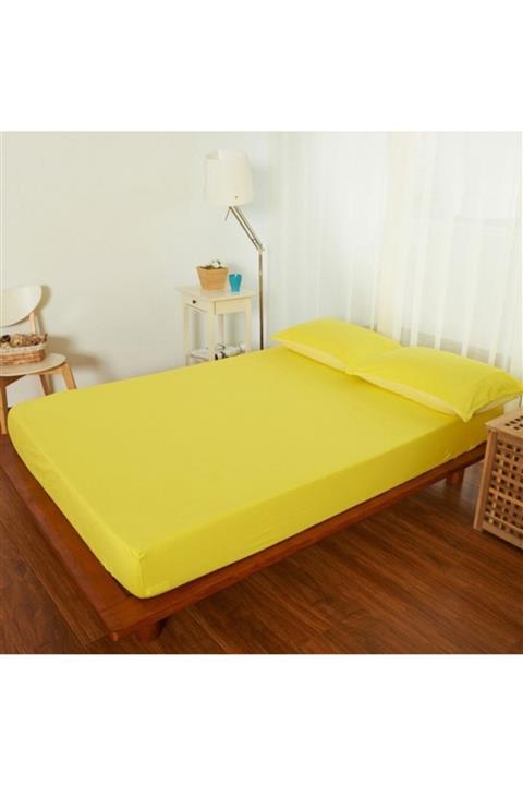 Taşkın Home Lastikli Yastıklı %100 Pamuklu Penye Çarşaf 180*200