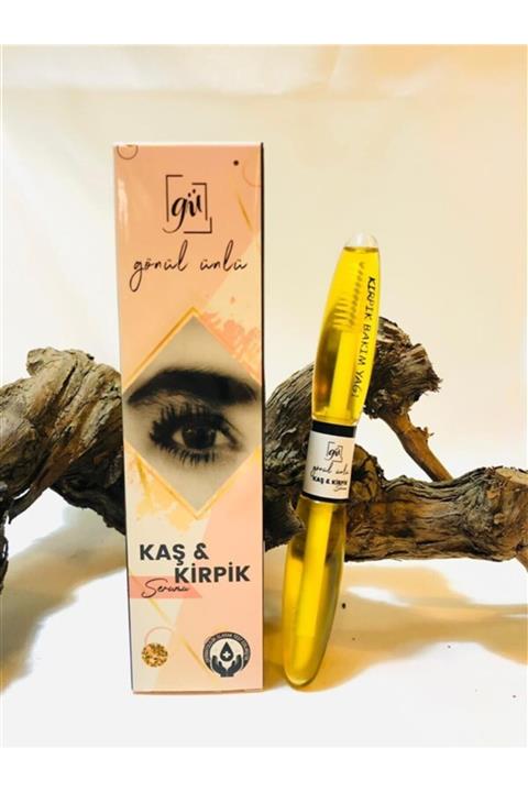 gönül ünlü Kaş Kirpik Serumu %100 Saf Bitkisel Yağlarla Formüle Edilmiştir 10 + 10 Ml