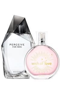 AVON Perceive Erkek Parfüm Ve Wish Of Love Kadın Parfüm Paketi 8681298013488