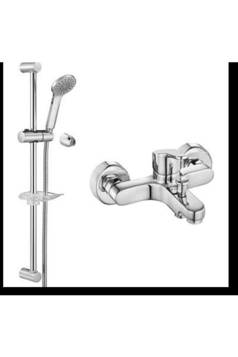 HAY ARMATÜR Banyo Bataryası Sürgülü Duş Seti Takım