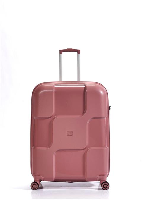 Cap Polo's Unisex Gül Kurusu Pp Enjeksiyon Tekli Valiz