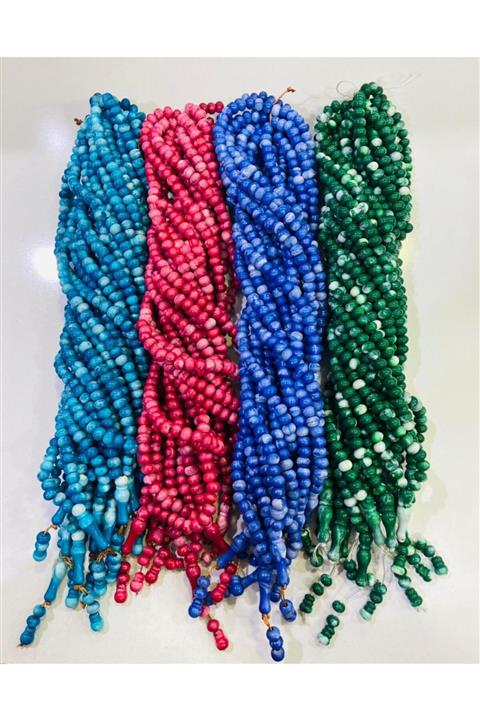 ÖZKEVEN HAC 99 Lu 10 Mm Dilek Tesbihi ''41 Adet''karışık Renk