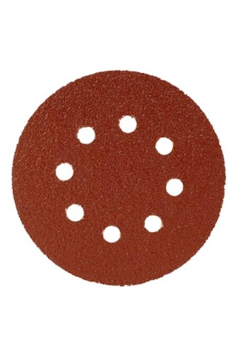 ÇELİKEL 125 Lik Cırt Zımpara 100 Kum 8 Delikli 5 Adet