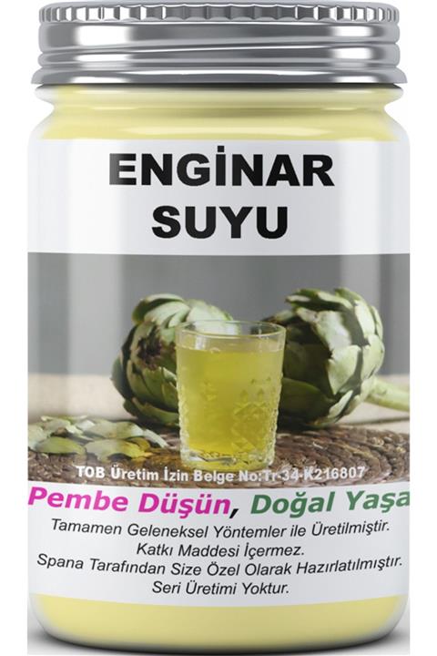SPANA Enginar Suyu Adana Ev Yapımı Katkısız 500ml