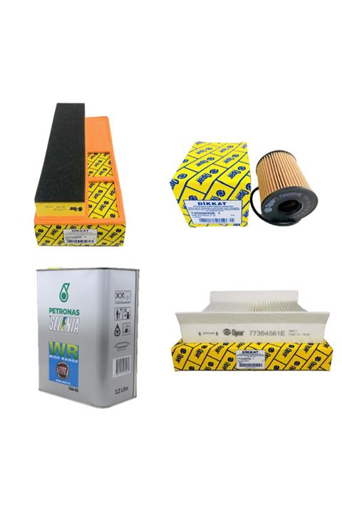 OPAR Fiat Fiorino Euro 4 1.3 D Multijet 16v Filtre Bakım Seti 2008-sonrası [3+1-otodeposuset4747a]