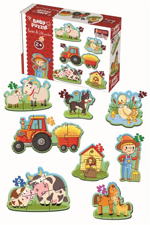 MAGNET İQ Baby Puzzle Ilk Çiftlik Hayvanlar Puzzle