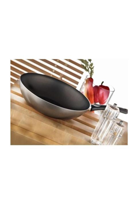Cem Wok Tava 28 cm Gri