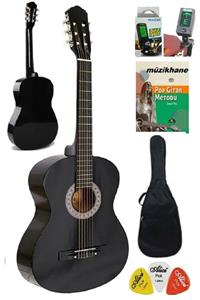 müzikhane Klasik Gitar 4/4 Tamboy ( Gitar + Akort Cihazı + Metot + Kılıf + Pena)