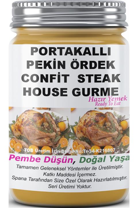 SPANA Portakallı Pekin Ördek Confit Steak House Gurme Ev Yapımı Katkısız 330gr