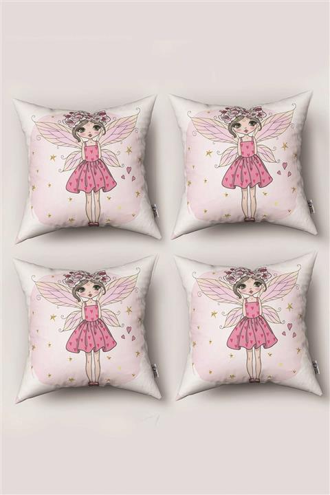 Tinybabyconcept Oyun Çadırı Konsept Çift Taraflı Baskı 4 Lü Kırlent Kılıfı Model No:049