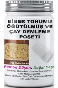 SPANA Biber Tohumu Öğütülmüş Ve Çay Demleme Poşeti Ev Yapımı Katkısız 125gr