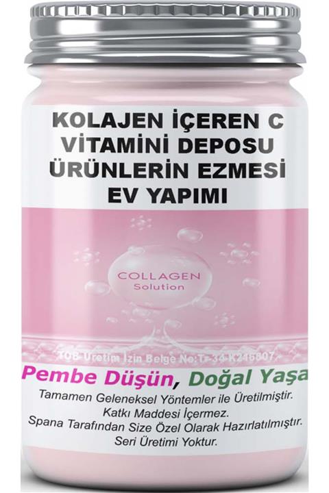 SPANA Kolajen Içeren C Vitamini Deposu Ürünlerin Ezmesi Ev Yapımı Katkısız 330gr