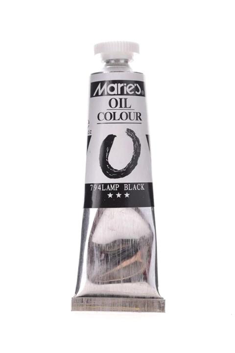 Maries Yağlı Boya 50 Ml Lamp Black Siyah 794 E1384 Tekli (1 Adet)