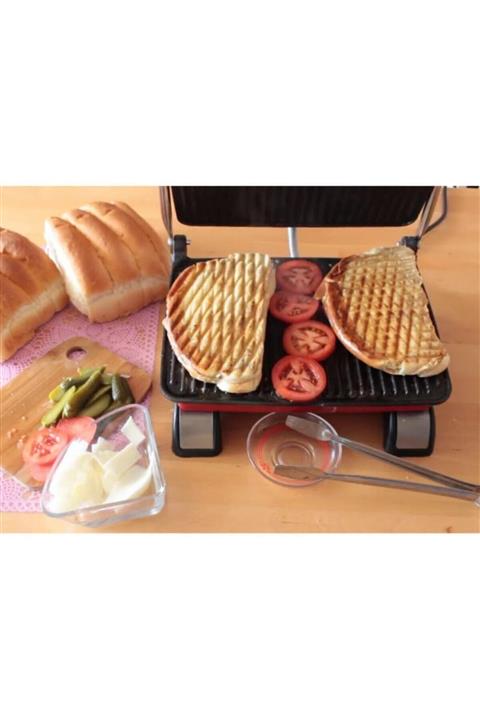 Dökümix Döküm Organik Tost Makinesi 1800w Inox Ev Tipi