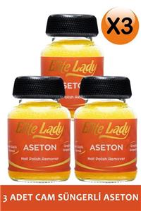 ELİT LADY Tırnak Güçlendiric 3 Adet Greyfurt Kokulu Süngerli Aseton 75 Ml Oje Çıkarıcı