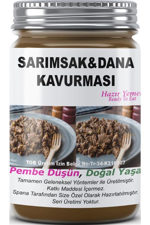 SPANA Ev Yapımı Katkısız Sarımsak Dana Kavurması  330 gr