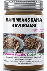 SPANA Ev Yapımı Katkısız Sarımsak Dana Kavurması  330 gr