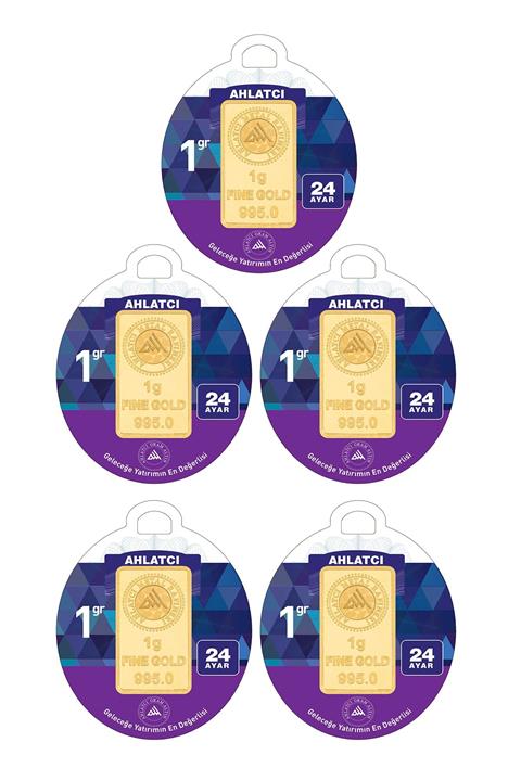 Ahlatcı 24 Ayar-5 Gram Külçe Altın