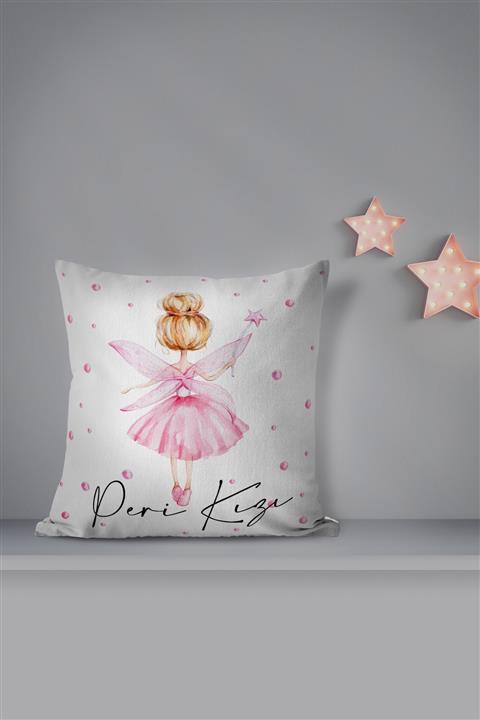 Homamia Çift Taraflı Kırlent Kılıfı Peri