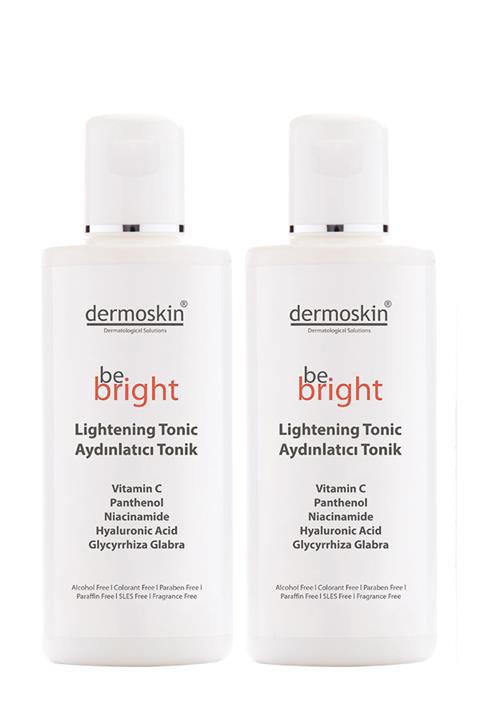 Dermoskin Be Bright Cilt Beyazlatıcı Leke Giderici Aydınlatıcı Tonik 33ml 2'li Avantaj Paket