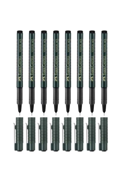 Faber Castell Faber-castell Vision 1475 Roller Iğne Uçlu Kalem 0.3 Mm 7'li Siyah