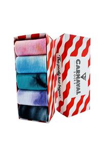 CARNAVAL SOCKS 5'li Batik Çorap Renkli Tasarım Set