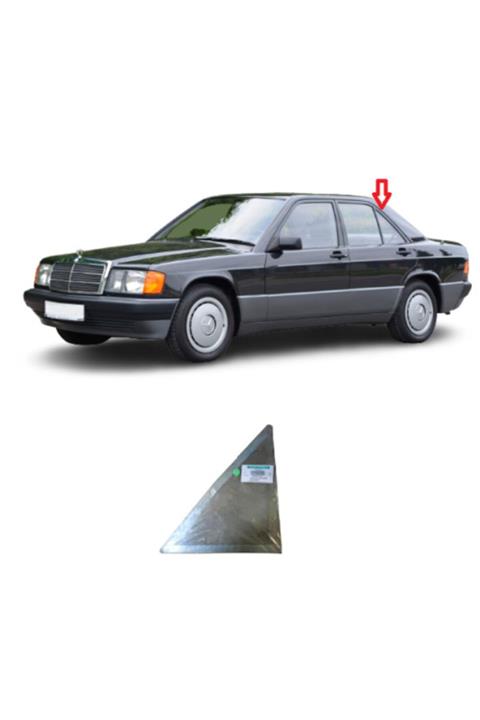 Mercedes E CLASS W201(190)(198393) Mercedes E190 Sağ Arka Kelebek Camı W201 83-93