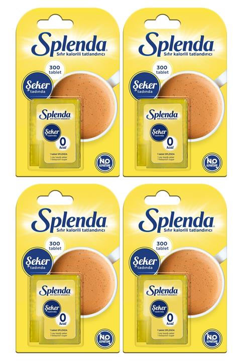 Splenda Tatlandırıcı 300 Tablet 4'lü (1200 Adet)