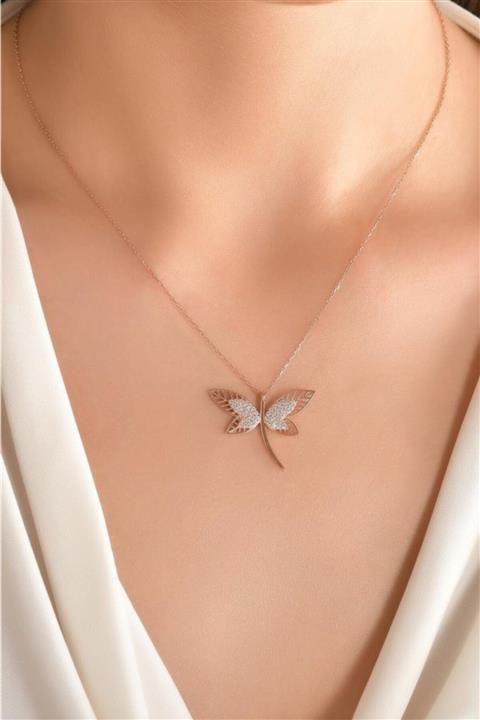 Mai Silver Kadın 925 Taşlı Yusufçuk Kolye