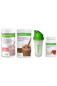 Herbalife Shake Ahududu+çikolata + Şeftali Çay + Shaker Ve Diyet Listesi