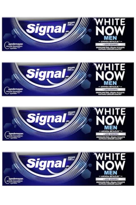Signal White Now Men Diş Macunu 75 Ml X 4 Adet