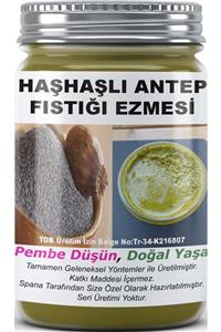 SPANA Haşhaşlı Antep Fıstığı Ezmesi Ev Yapımı Katkısız 330gr