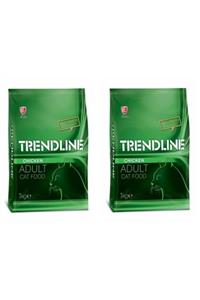 Trendline Tavuklu Yetişkin Kedi Maması 1 kg x 2 Paket