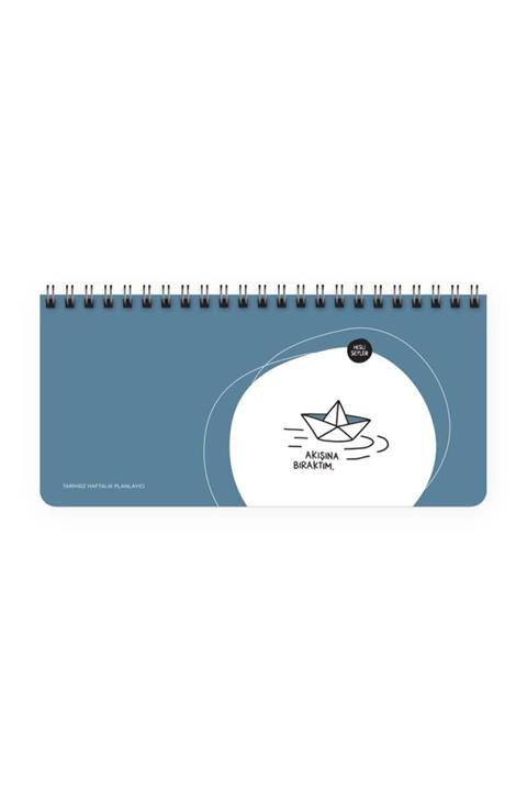 KESKİN COLOR Hisli Şeyler Spiralli Stickerli Planner 13x27 Cm