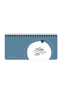 KESKİN COLOR Hisli Şeyler Spiralli Stickerli Planner 13x27 Cm