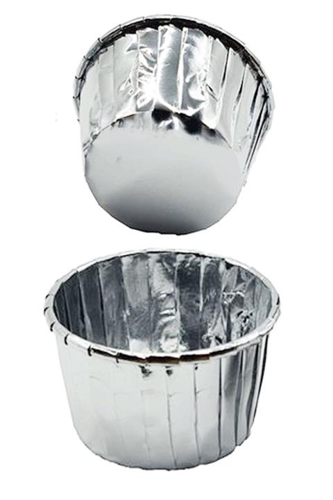 NO NAME Gümüş Muffın Kapsül 25 Adet