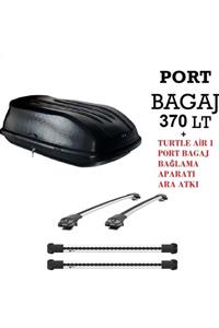 Turtle Peugeot 306 Sw 1997-2001 Arası Araç Üstü Port Bagaj + Air 1 Ara Atkı Port Bagaj Bağlama Aparatı