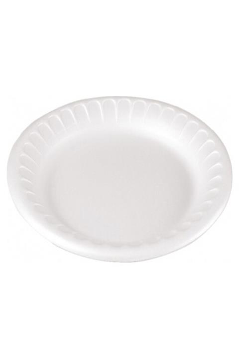 sevtem Yuvarlak Köpük Tabak Büyük Boy 100 Adet