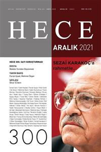 Hece Aylık Edebiyat Dergisi Hece 300.sayı Aralık 2021