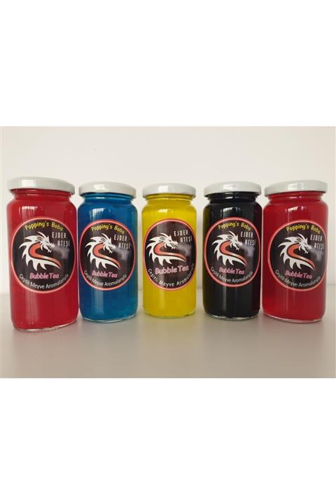 Ejder Ateşi Bubble Tea Incileri 1250 gr.-popping Boba -bubble Tea -tapyoka Incileri-boba