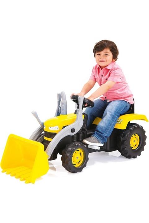 Dolu Kepçeli Traktör Sarı Pedallı