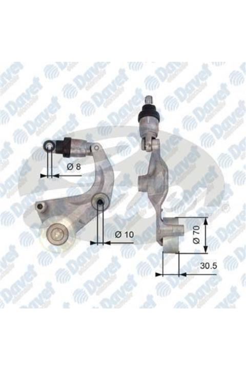GATES Alternator Gergı Rulmanı Kutuklu Cıvıc 1.6 95