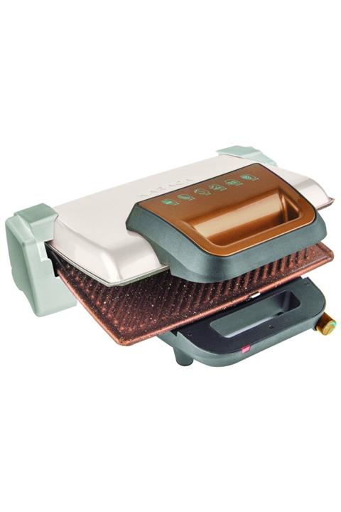 Karaca Granit Tost Makinesi Krem Turkuaz