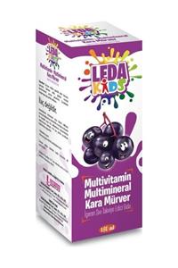 LedaPharma Unisex Kara Mürver Ekstresi C Vitamini Ve Çinko Leda Kids