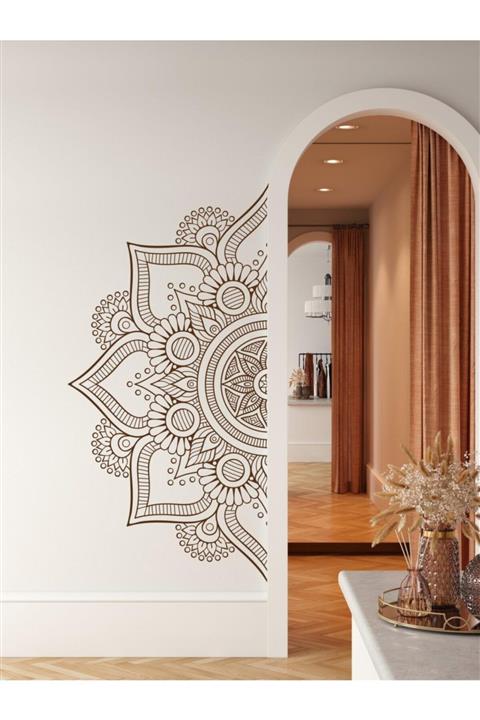 Kt Grup Yarım Mandala Duvar Sticker