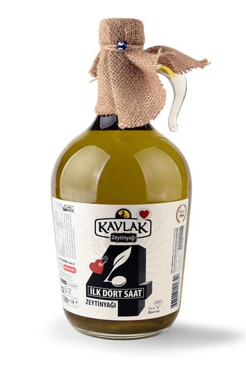 Kavlak Ilk Dört Saat Soğuk Sıkım Zeytinyağı 1,5 Litre