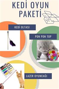 RETROAVM Kedi Oltası , Ponpon Top , Lazer Oyuncak Seti