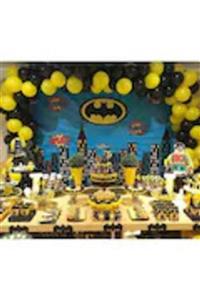 tmgrup Batman Balon Zincir Seti Batman Doğum Günü Konsept 60 Adet